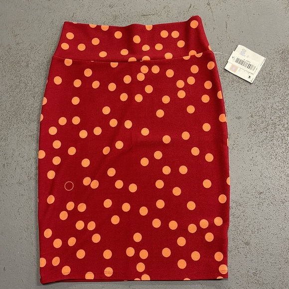 LuLaRoe New Medium Polkadot Cassie Skirt NWT - Picture 1 of 8